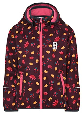 Lego Wear Unisex Lego Wear Mädchen Softshell 8.000 Wassersäule, Atmungsaktiv Lwsky 765 Shell Jacke, 378, 122 EU