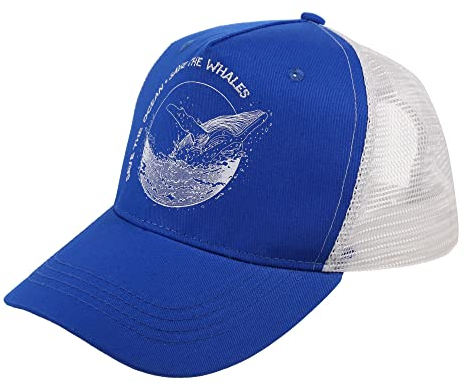 Regatta Tassian Herren-Trucker-Kappe aus Baumwolle, verstellbar, Lapislazuli Blau/Weiß, Einheitsgröße