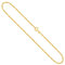 EDELIND Goldkette Damen 750 Gold Dünne 1,8 mm Kette Echtgold Singapurkette Gelbgold Halskette Länge 100 cm mit Schmuck Geschenk Box Made in Germany