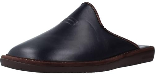 Nordikas 188 Dublin Herren Leder Luxus Hausschuhe In Marine