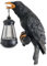 abc HOME | Baumdeko | Wanddeko Rabe | LED | Solarpanel | Lichtsensor | 29 cm H