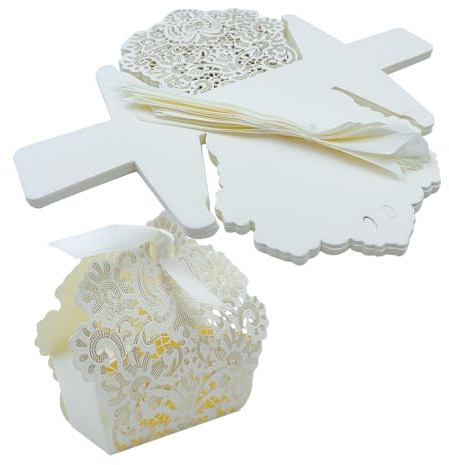 ONEBO 25 Stück Süßigkeit Kästen,Weihnachten Geschenkboxen,Confetti Geschenkbox,Gastgeschenke Hochzeit Süßigkeiten Kasten,für Hochzeit Geburtstag Weihnachten(Gelblich)