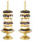 WVOPIAHY 2 Stück Metall Donutständer Donuts Stander,Gold Dessert Bagels Donut Tower Ständer,Candy Bar Donut Wand,Donut Halter,Donut Dekoration für Hochzeit Geburtstag Leckerli Party Dekoration