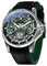 SAPPHERO Herrenuhr Wasserdicht Grün-schwarz Silikon Uhren für Männer Analog Leuchtend Datum Lässig Armbanduhr Geschenke für Männer