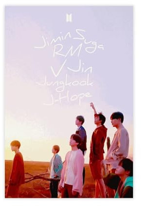 MOHTOY K-Pop BTS Poster 19, Leinwandposter, Wandkunst, Dekordruck, Bild, Gemälde für Wohnzimmer, Schlafzimmer, Dekoration, ungerahmt, 30 x 45 cm