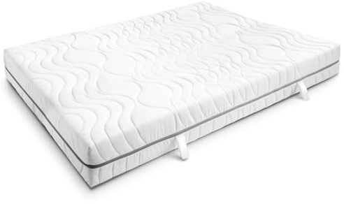 Sleezzz Smart Matratze, Höhe 18 cm, Härtegrad H2+H3, 7 Zonen mit Air Memoryschaum (180 x 200 cm)