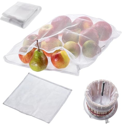 KADAX Presstuch für Obstpressen, Perfekte Klärung und Filtration für die Gewinnung reiner Säfte und Weine, Feinfilter für Weinpressen zur optimalen Saftgewinnung (12L)