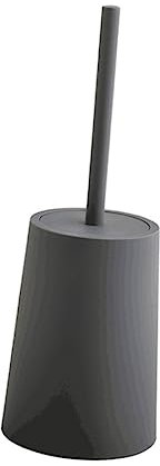 BRIGHTFUFU Bathroom Cleaning Brush with Holder Ergonomic Toilet Brush for Home Efficient Cleaning for Bathroom Hotel Office Stylish Design with Cover to Prevent Splashing and Odor