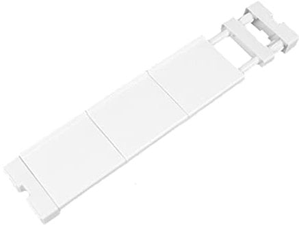 Verstellbare Spannstange für Schrank, Regal, Trennwand, Aufhänger für kleine Räume, Weiß