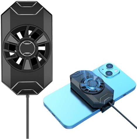 Ventilateur de refroidissement de téléphone pour gamin – Radiateur portable semi-conducteur pour téléphone portable | Refroidisseur mobile rechargeable par USB pour gamin, compatible avec les