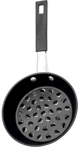 FONDOTIN Bruciatore A Carbone Portatile Pentola Per Carbone Portatile Per Esterni 16 Cm Materiale in Ferro Robusto Facile Da Usare