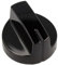 KGA SUPPLIES Oven Cooker Hob Switch Control Knob Dial Black Compatible With Beko HIZ, HTZ, OSC, OSF
