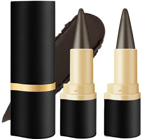 JAONLD 2 Stücke Eyeliner Wasserfest Matte Schnell Trocknender Eyeliner Wasserfest,Hohe Farbwiedergabe Schnell Trocknender,Lidstrich Stift für alle Arten von Make-up(Dunkelbraun)