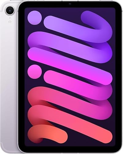 2024 Apple iPad Mini avec A17 Pro (8.3- Pouces, Wi-Fi+Cellular, 128GB) - Mauve (Reconditionné)