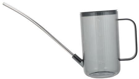 Abaodam Goutte à Goutte Arrosoir Bec Long avec Poignée Ergonomique Transparent pour Arrosage Intérieur Extérieur