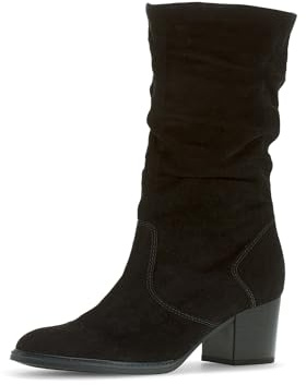 Gabor Damen Klassische Stiefel, Frauen Stiefel,Schaft-weiten,senk-spreizfuss,Lady,Ladies,Women's,Woman,Boots,schwarz (Micro),38.5 EU / 5.5 UK