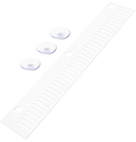 DIKACA Fish Tank Aquarium Overflow Comb Transparent 30 5 Model with 3 Suction Cups Aquarium Overflow Comb Fish Tank Supply