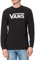 Vans_Apparel Men's Classic Ls T - Shirt, Black (Black/White), Medium