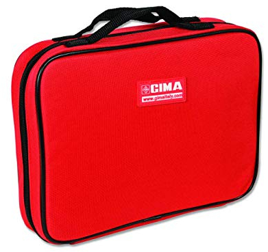 GIMA Maxi-Fläschchen, Nylon, Rot, für Ampullen Lagerung und Transport