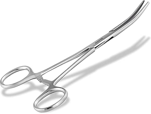 Hakenlöser Lösezange Zange Angeln Klemme Gebogen - Edelstahl Rostfrei (16 cm)