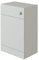 Linx BTW Back to Wall WC Toilet High Gloss White Bathroom Furniture Concealed Cistern Cabinet Unit - 500 x 330mm