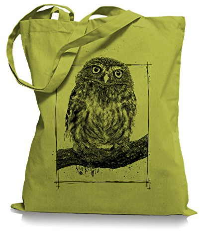 Big Owl Stoffbeutel |Eulen Eule Tragetasche Kult-kiwi
