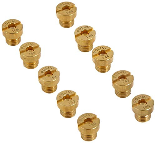 POLINI Abstimm Set Düsen Vergaser Dellorto 6 MM/Phbh Vhst - 140-158 (2er Schritte)