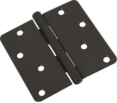 Door Hinge, Interior, Oil-Rubbed Bronze, 4-In. -N830-201