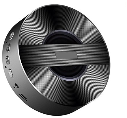 Oubaifan Small Mini Wireless Bass Bluetooth Speaker For IPhone IPad Phones Black