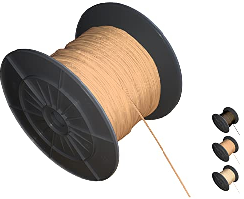 EFIXS Jalousien Schnur 2.2 mm - Hellbeige - 10-25 Meter - Hier: 10 Meter - Premium Jalousie Zugschnur - Ersatzschnur für Holz-, Bambus-, & Aluminiumjalousien - Hochwertige Jalousie Kordel