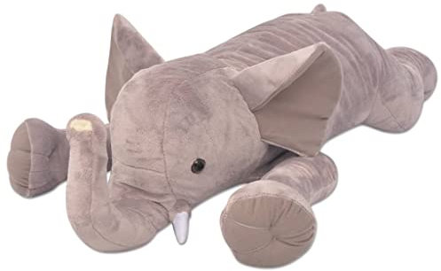 vidaXL Kuscheltier Elefant XXL 95 cm Plüschtier Stofftier Plüsch Spielzeug