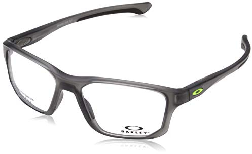 Ray-Ban Herren 0OX8136M Brillengestelle, Schwarz (Satin Grey Smoke), 55
