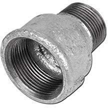 MANICOTTO ZINCATO RIDOTTO F.M. 1.1/4x1 ZINCO TUBO ACQUA FERRO RACCORDO FEMMINA