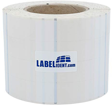 Labelident selbstlaminierende Kabeletiketten mit Black Mark, transparent - 25 x 70 mm - 4.000 Kabelmarkierer auf 3 Zoll (76,2 mm) Rolle, für Kabel-Ø 8,0 bis 14,3 mm