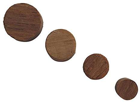 Teak Dowel Plugs, For Concealing Screw Holes In Teak and Hardwood Fittings - 15 mm - Pack of 1