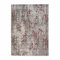 hochwertiger Designer Teppich Antea — Moderne Kurzflor Teppiche — Zimmerteppich im Vintage Design — (160x230cm, Ornamente rot/beige)