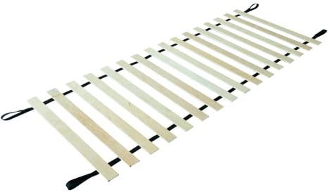 EVERGREENWEB Einzelner Lattenrost 80X200 cm 16 Rolllattenrost und flexibel - ohne Rahmen - Praktische Lattenrost aus Birkenholz, die aufgerollt Werden kann Bettrost Rollroste für Plattformbett