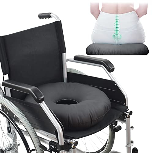 OrtoPrime Coussin Anti Escarres Fesses - Coussin Coccyx de Siège Orthopédique - Coussin Postural - Coussin pour Escarres - Coussin pour Fauteuil Roulant - Coussin pour Chaise Bureau - Coccyx Cushion