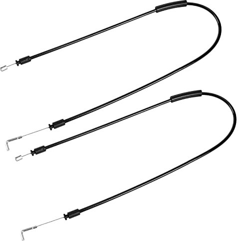 EMSea 2 pièces câble de poignée extérieure de Porte 906123257R 8200766888 câble de Verrouillage de poignée de Porte arrière Compatible avec Master MK3 NV400 Movano B, 715mm
