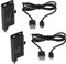 vhbw 2X Batteries Compatible avec Microsoft Xbox One Wireless Controller (1200mAh, NiMH) Noir - INCL. Couvercle + câble de Charge USB