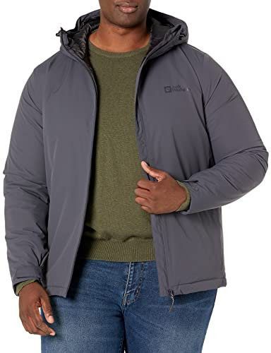 Jack Wolfskin Herren Wisper Ins Jkt M Jacket, Ebony, XL EU