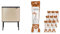 Brabantia Bo Touch Bin - 3 x 11 Litre Inner Buckets (Champagne) Waste/Recycling Kitchen Bin + X Liners Multipack Box (200 rolls)