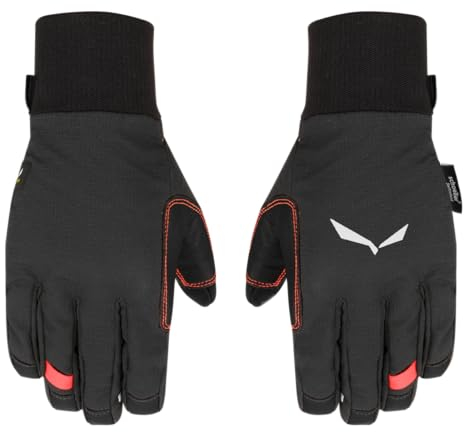 Salewa Ortles Durastretch Merino Handschuhe Damen, Schwarz, 7/M