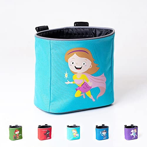 GRINSEZWERGE Kinder Lenkertasche | Laufrad Lenkertasche | Fahrrad Lenker Tasche | Fahrradkorb Fahrradtasche Laufradtasche Lenkerkorb | Dreirad Scooter Roller Tasche Zubehör Kinderfahrrad | Heldin