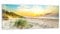 DEQORI Küchenrückwand Glas | Motiv Baltischer Dünenstrand | 125x50 cm | Bad- oder Herd-Rückwand | Herdblende Spritzschutz für Küche & Badezimmer | Moderne Deko für Fliesenspiegel