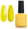 Lavender Violets 8ml Gel Nail Polish UV LED Soak Off Nail Lamp Curing Manicure Pedicure Classical Coloured Bottle Long Lasting Easy Apply Blazing Yellow D123