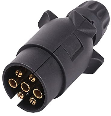 AOHEWEI 7 pin rimorchio spina impermeabile 12 V plastica 7 pin rimorchio cavo adattatore tipo N per camion camper auto barca caravan traino