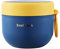 bainuote Müsli To Go Becher 600ml Joghurtbecher Auslaufsicherer Müslibecher To Go Porridge Becher PP Lunchbox to go mit Klapp-Löffel für Jedes Frühstück Mittagessen-Blau