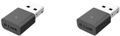 D-Link DWA-131 Adattatore USB, Wireless N300 Nano, 150/300 Mbps (Confezione da 2)