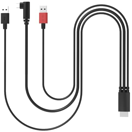 ugee USB C a HDMI+2USB1.8M soporta cable de carga rápida 3 en 1 tipo C, transferencia de datos de video compatible con tablet gráfica UE12 y UE12 PLUS con pantalla